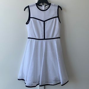 Sandro Paris white mini dress